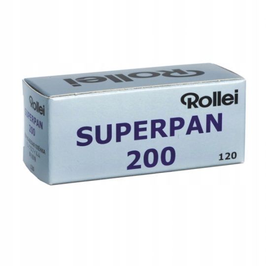 Film ROLLEI superpan 200 czarno-biały 120