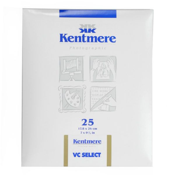 Papier Kentmere VC SELECT RC 178X240 mm/25 błyszczący