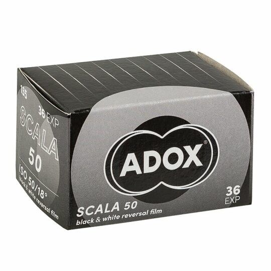 Film slajd diapozytyw czarno-biały ADOX SCALA 50