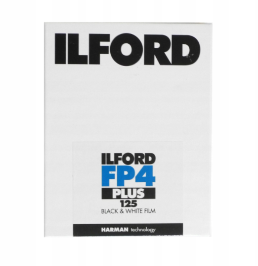 Film BW Ilford FP4 PLUS ISO 125 4x5" / 25