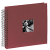 Album wklejany spirala HAMA 36x32 bordowy, czarne kartki