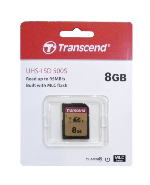 Karta Transcend UHS-I SD 500S 8GB 95MB/s