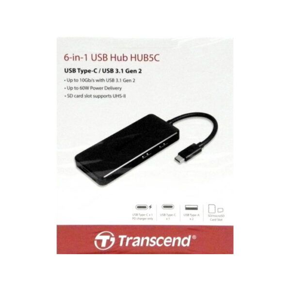 Czytnik kart Transcend TS-HUB5C 3-port HUB