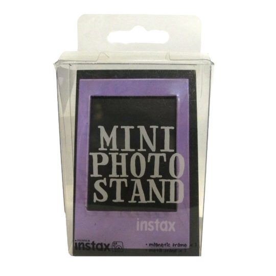 Stojak z magnesem na zdjęcie Instax mini fioletowy