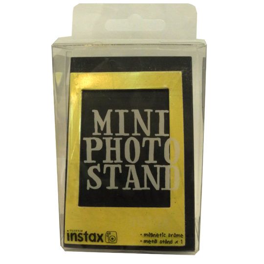 Stojak z magnesem na zdjęcie Instax mini żółty