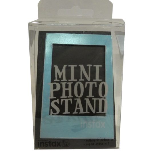 Stojak z magnesem na zdjęcie Instax mini niebieski