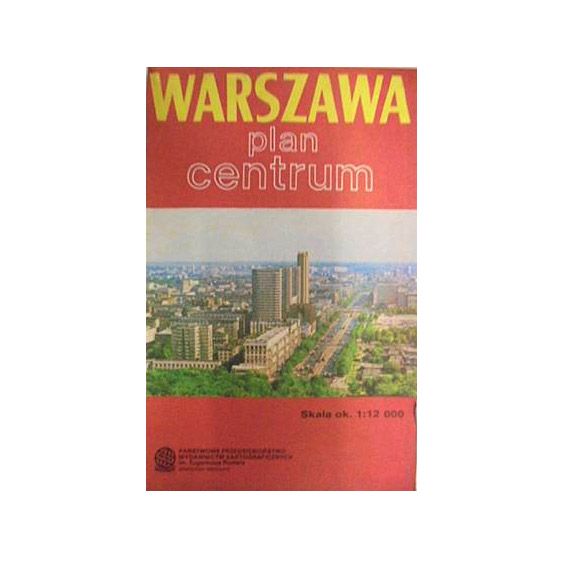 Warszawa Plan Centrum 1987