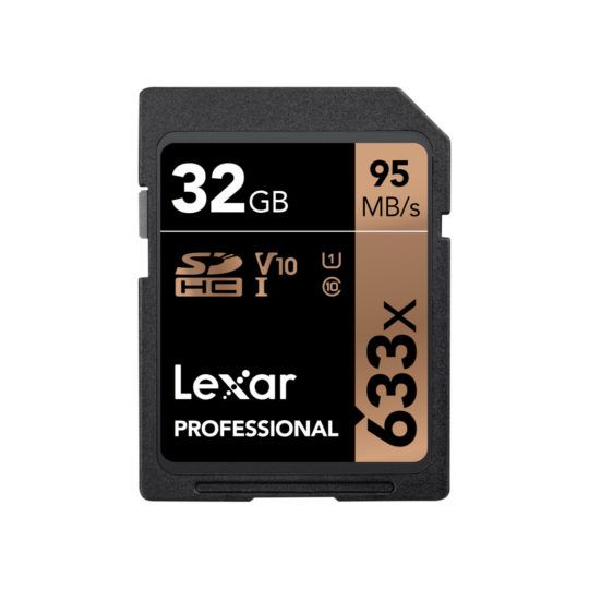Lexar Pro 633X SDHC/SDXC UHS-I U1/U3 (V30) R95/W45