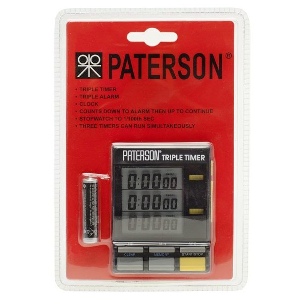 Zegar ciemniowy Paterson potrójny timer