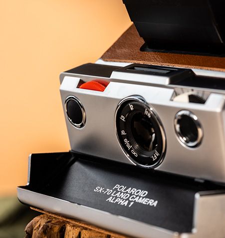 Polaroid 670-s i-Type Brązowy - Elegancki Aparat do Instantowej Fotografii