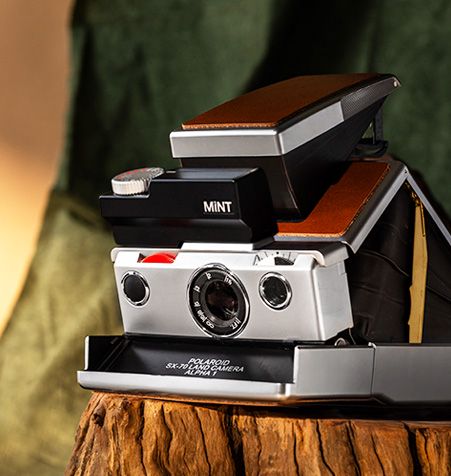 Polaroid 670-s i-Type Brązowy - Instant w Elegancji