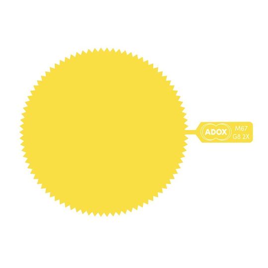 Filtr ADOX *SNAP-ON* żółty