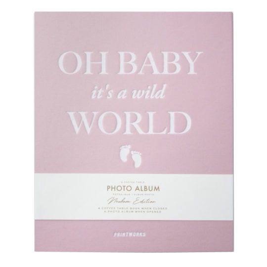 Album Printworks Baby it's a Wild World różowy