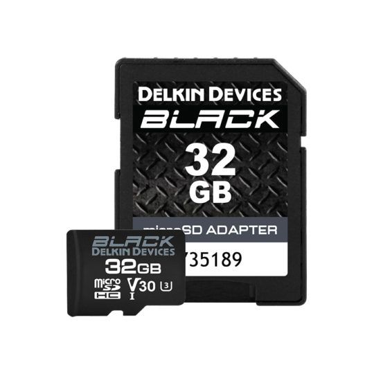 Delkin microSD Black Rugged (V30) R90/W90 32GB
