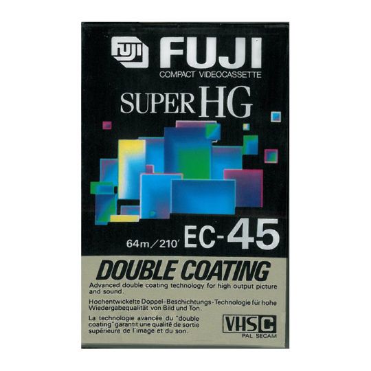 KASETA FUJI VHS-C SUPER HG EC-45 DOUBLE COATING
