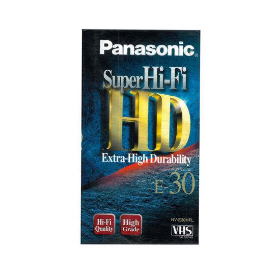KASETA VHS PANASONIC SUPER HI-FI HD E-30