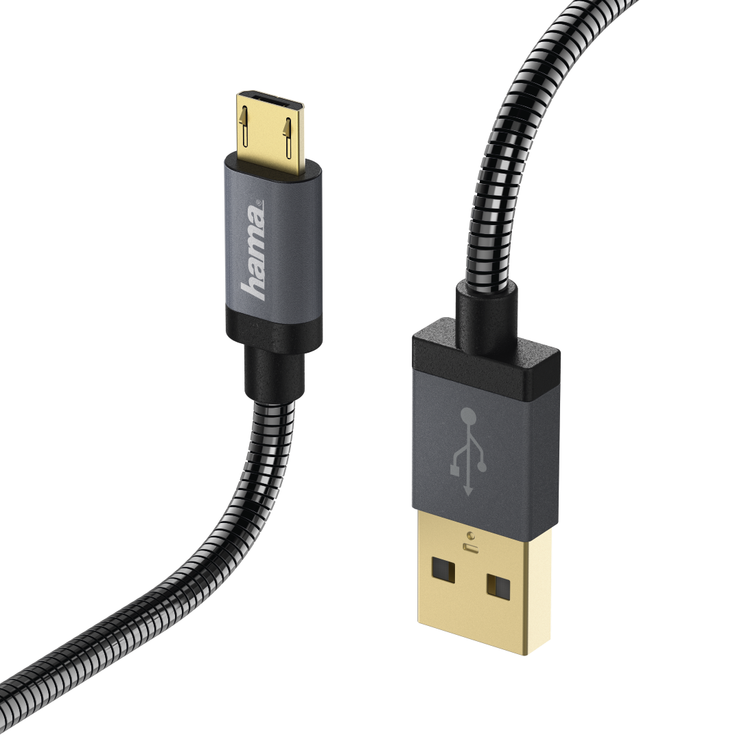 kabel HAMA ładujący/dane MICRO USB metal 1.5m