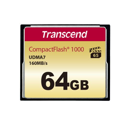 Karta pamięci Transcend 64GB Compact Flash 1000x