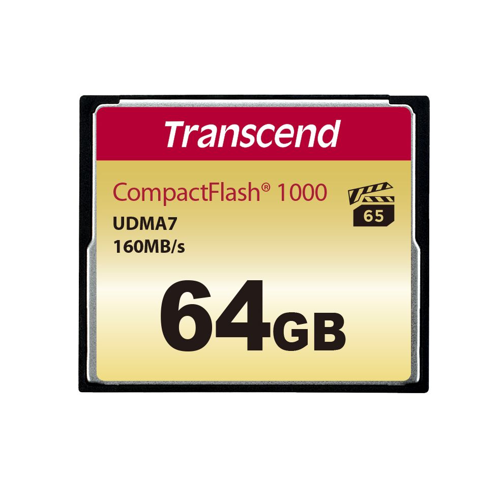 Karta pamięci Transcend 64GB Compact Flash 1000x