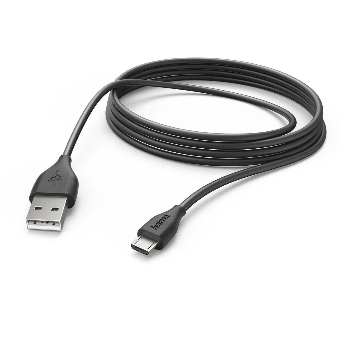 Kabel Hama USB A - MICRO USB 3 m czarny