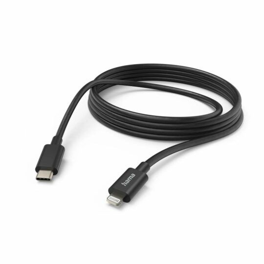 Kabel Hama USB typ C - Apple Lightning 3 m czarny